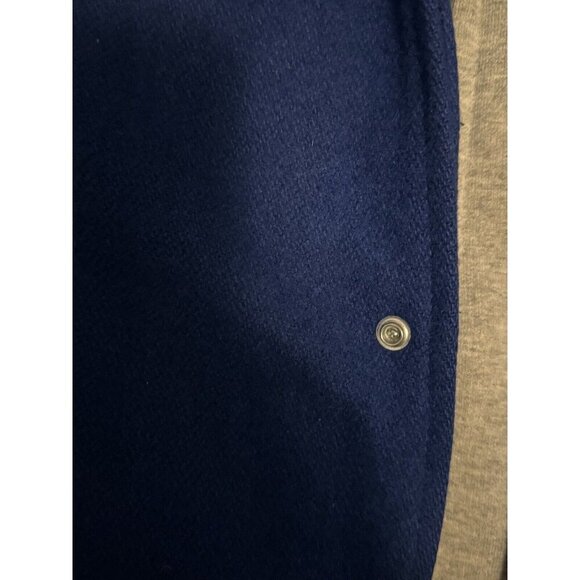 Vintage Spalding Wool Blend Varsity Bomber Coat Large Heavy XL Lined VTG 80s - Picture 3 of 7